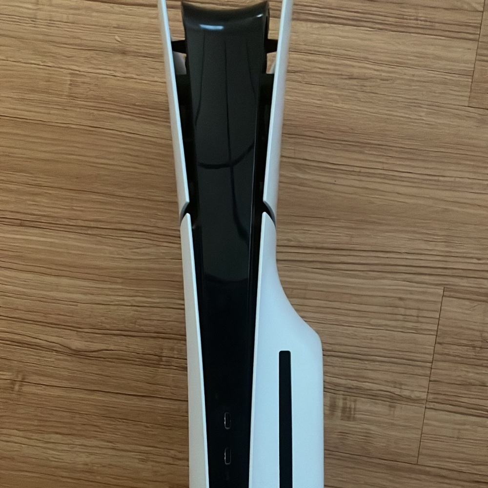 White and Black Gaming Console